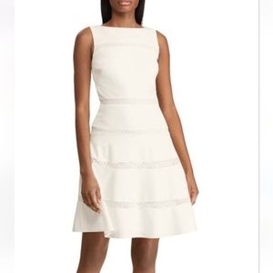 Ralph Lauren White A line dress